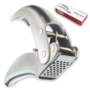 Premium Garlic Press Stainless Steel, Garlic Crusher, Garlic Mincer